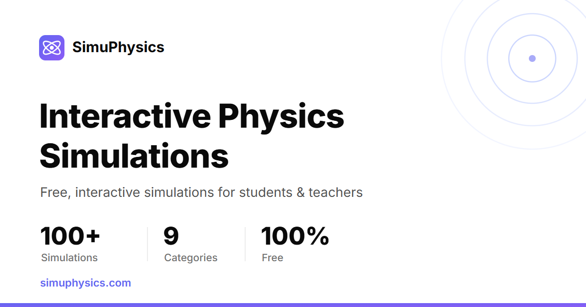 About SimuPhysics – Interactive Physics Simulations