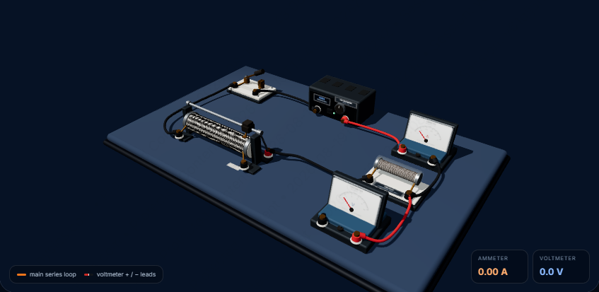 Ohm's Law Lab — 3D Experiment – Eletricidade e magnetismo
