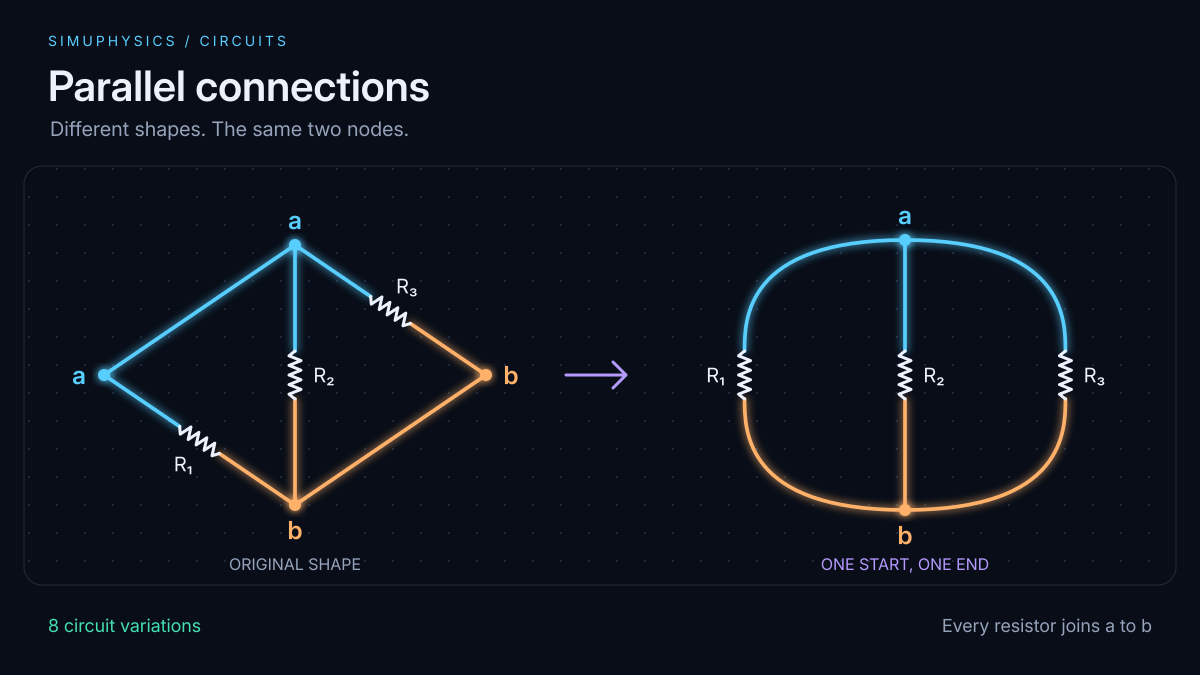 Parallel Connections: Wires and Nodes – Eletricidade e magnetismo