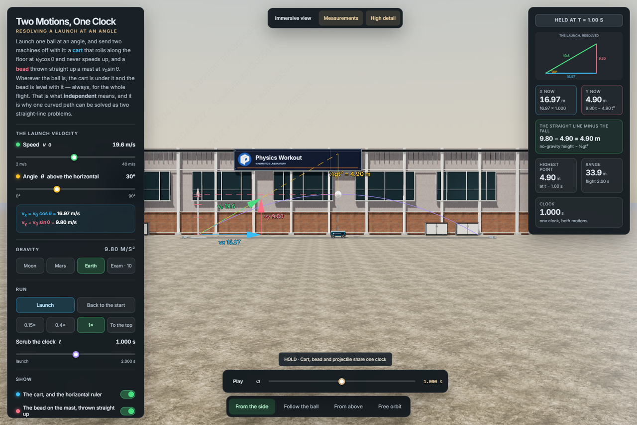 Resolving the Launch — Two Motions, One Clock – Mechanik