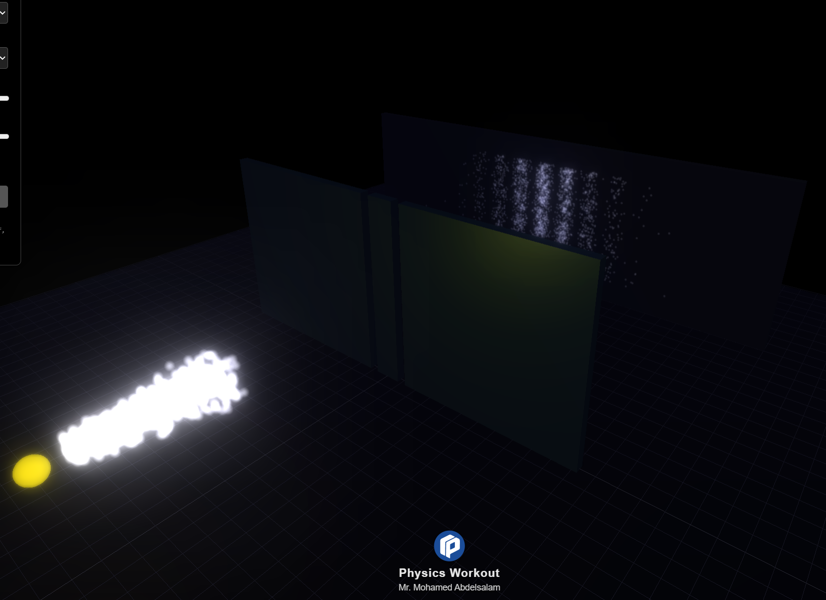 Wave-Particle Interference 3D simulation